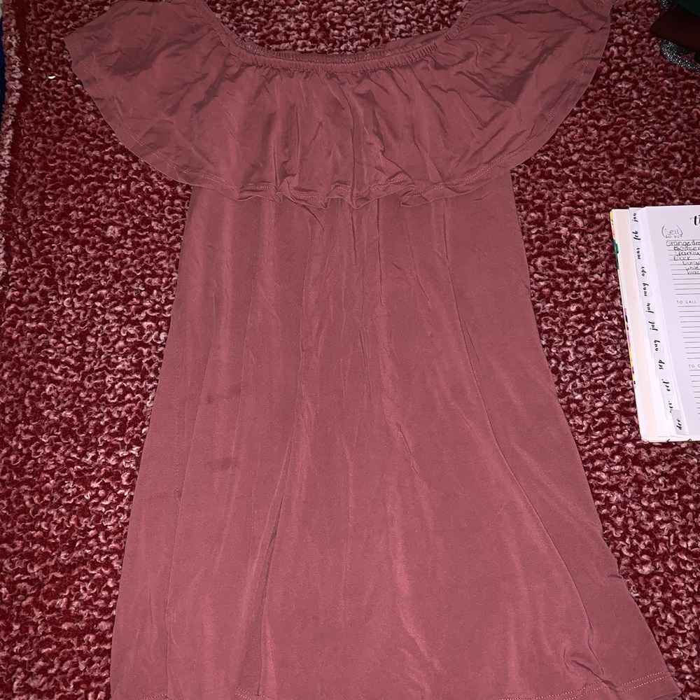 Pink mini dress